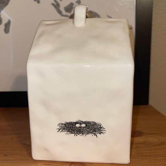 Rae Dunn M studios nest birdhouse OG VHTF m stamped RARE - Picture 2 of 5